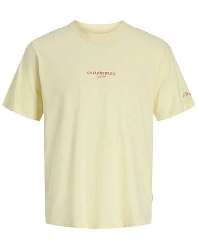 Jack & Jones Junior - JORHyeres Back Element T-Shirt - Pastel Yellow